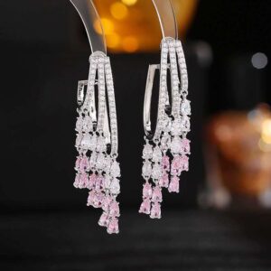 pink Color Earrings